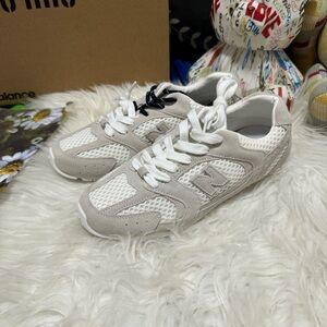 Miu Miu White and Cream Women's Shoes